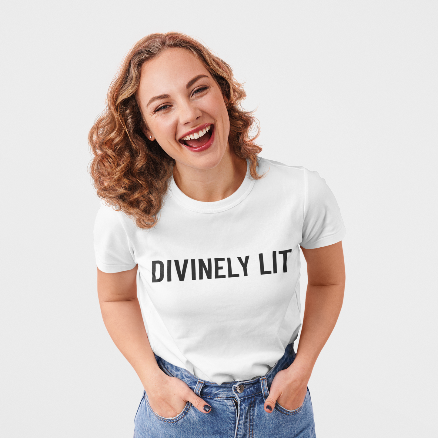 Divinely Lit Adult T - Wearable Affirmations