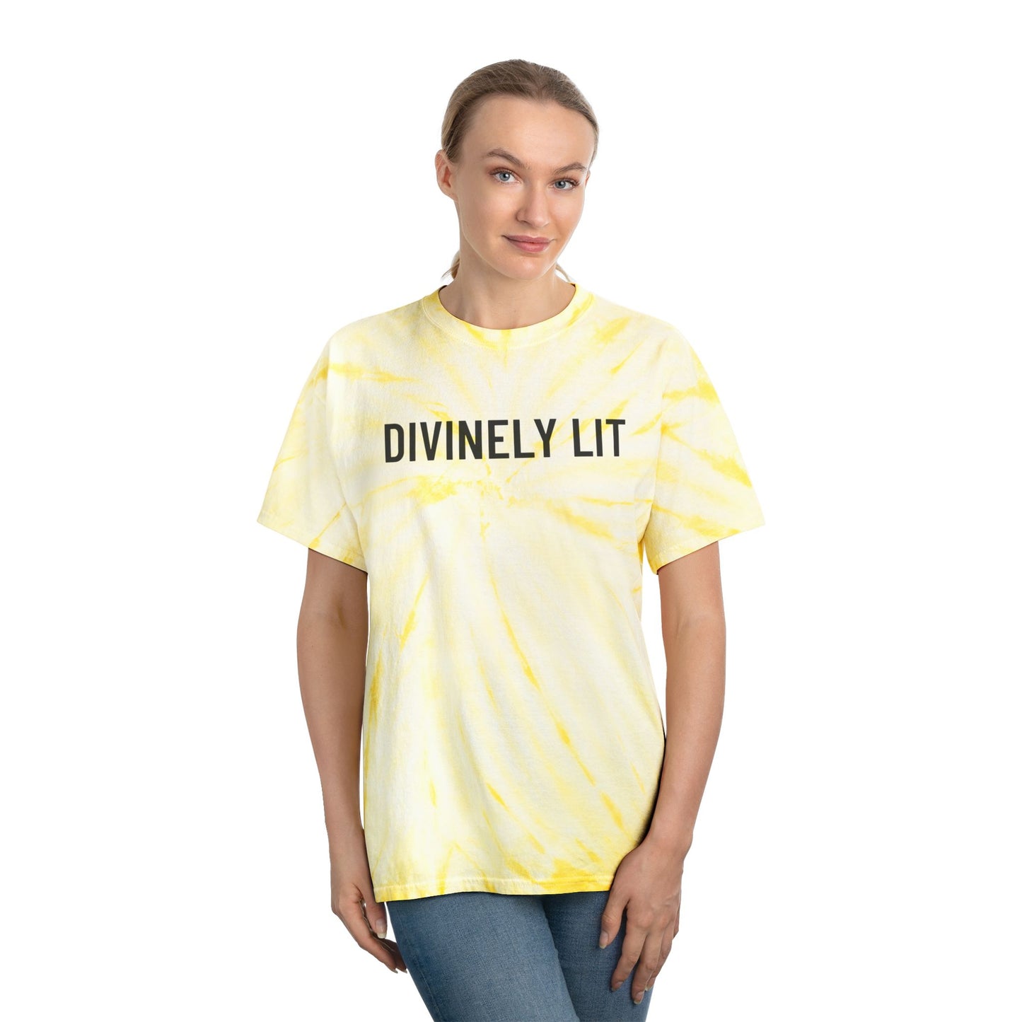 Divinely Lit Tie-Dye Tee – Conscious Spiritual Apparel