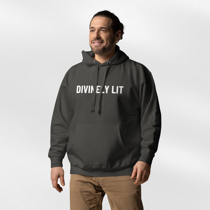 Divinely Lit Signature Hoodie - Vintage Black