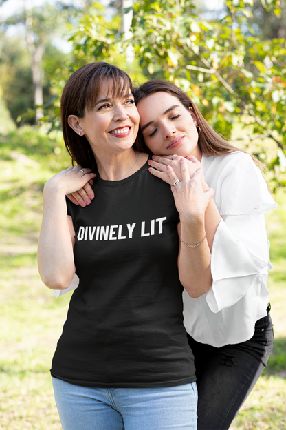 Divinely Lit Adult T - Wearable Affirmations