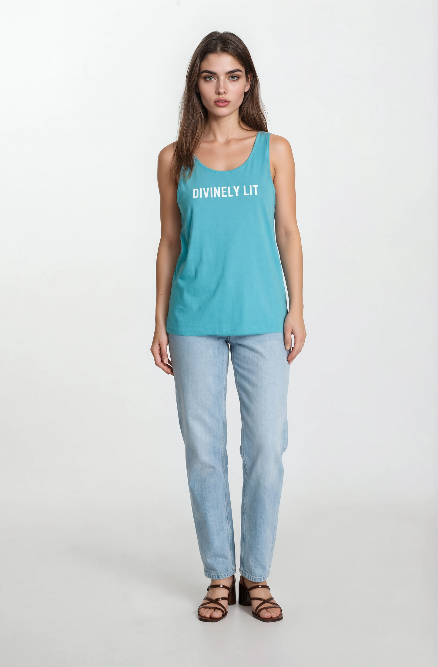 Divinely Lit Unisex Tank – Grounded Comfort, Everyday Wear