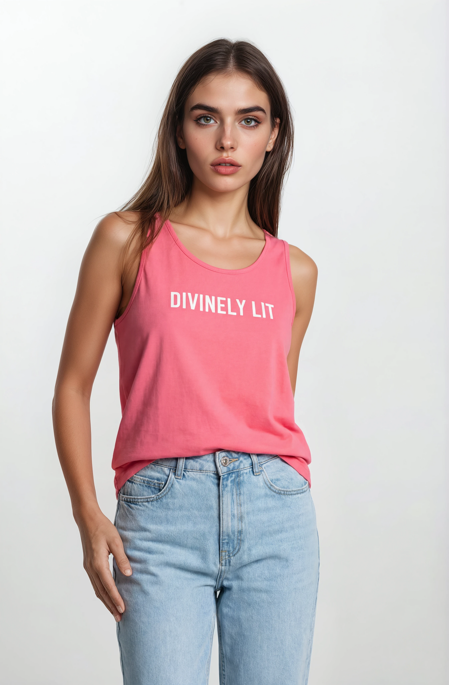 Divinely Lit Unisex Tank – Grounded Comfort, Everyday Wear