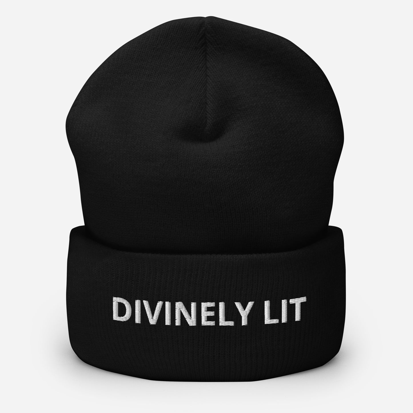 Divinely Lit Cuffed Beanie – Conscious Comfort for Everyday Flow