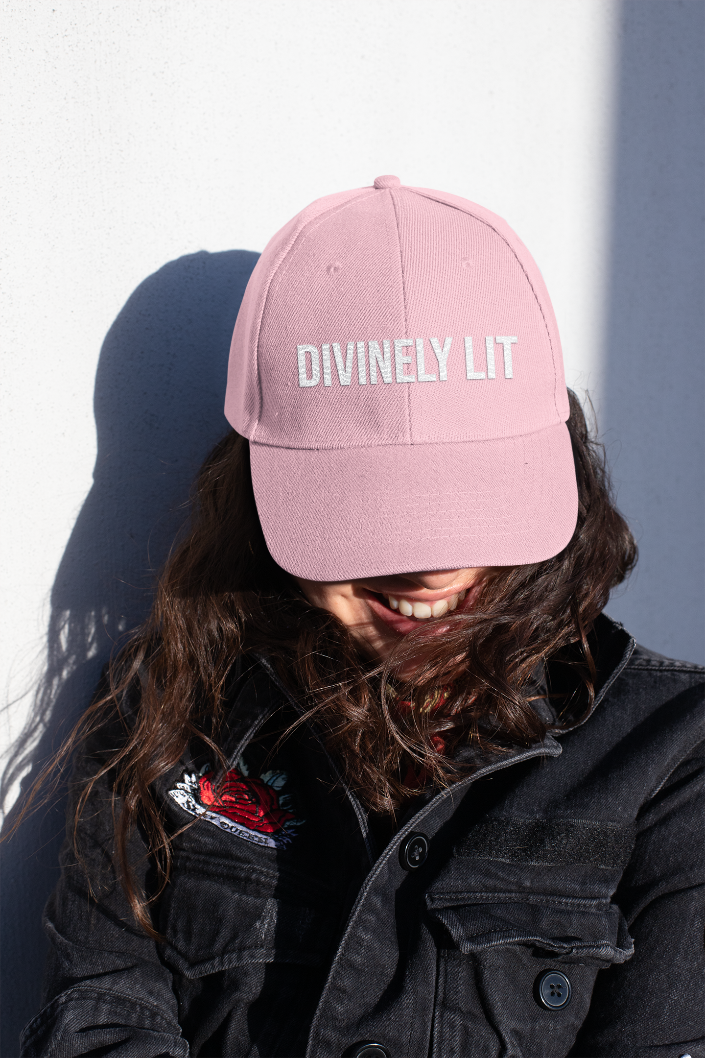 Divinely Lit Embroidered Cotton Cap – Everyday Spiritual Style