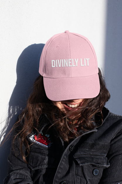 Divinely Lit Embroidered Cotton Cap – Everyday Spiritual Style