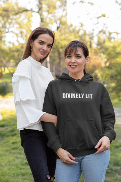 Divinely Lit Signature Hoodie - Vintage Black