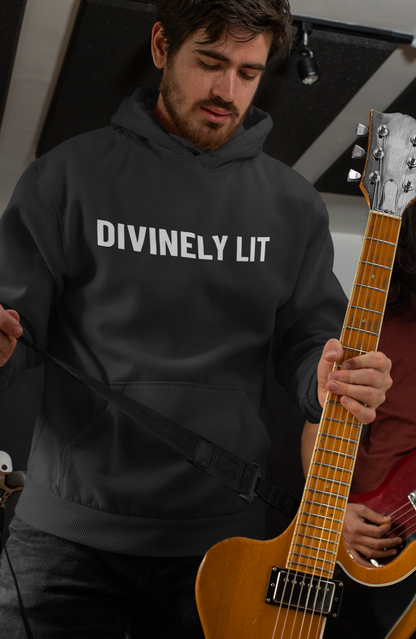 Divinely Lit Signature Hoodie - Vintage Black