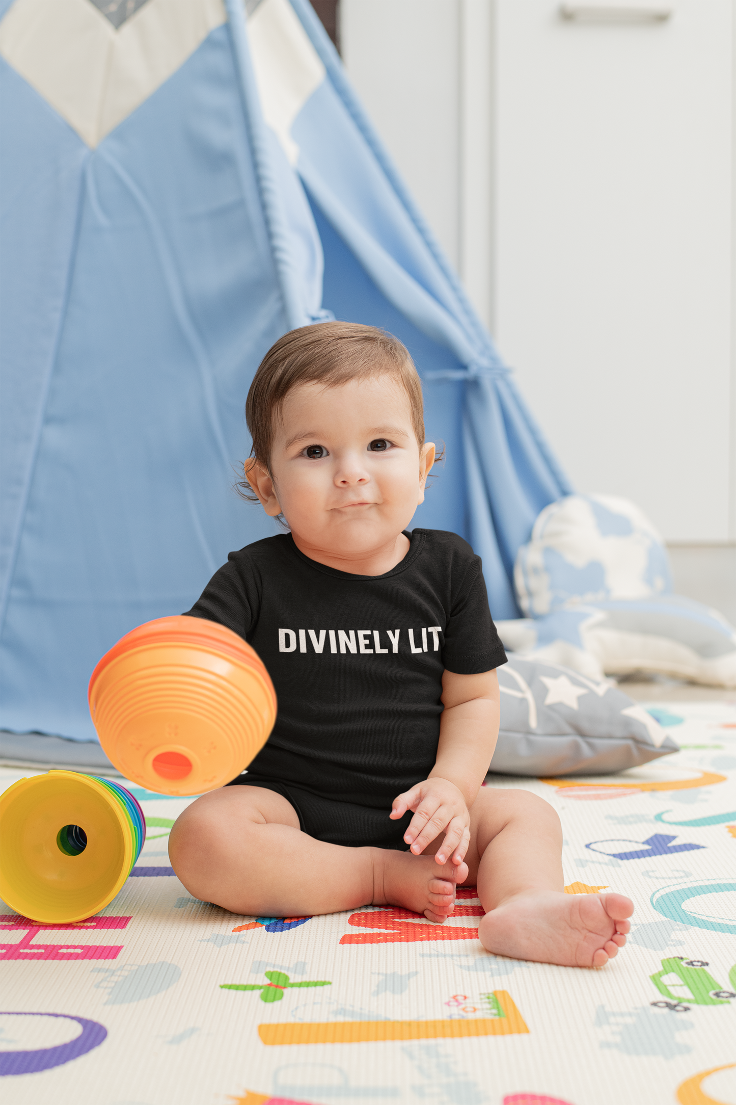 Divinely Lit Baby Bodysuit – Conscious Infant Wear