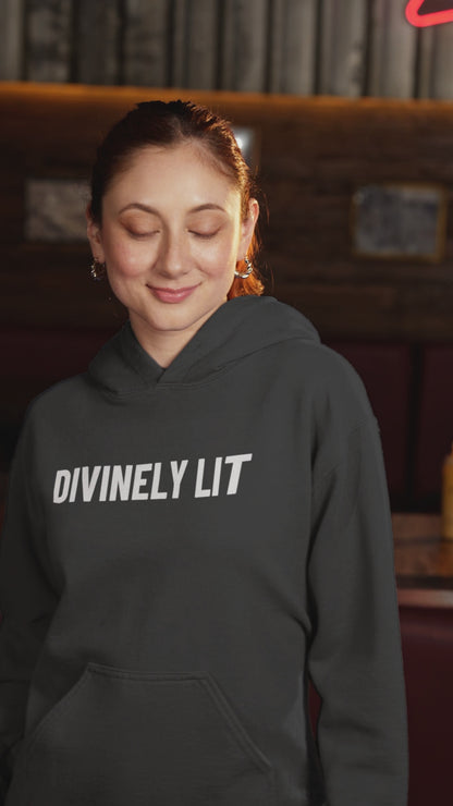 Divinely Lit Signature Hoodie - Vintage Black