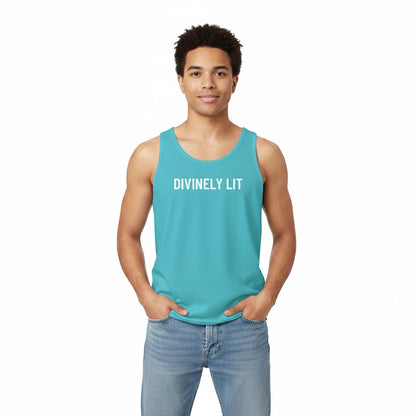 Divinely Lit Unisex Tank – Grounded Comfort, Everyday Wear