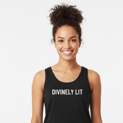 Divinely Lit Unisex Tank – Grounded Comfort, Everyday Wear