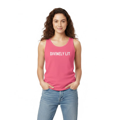 Divinely Lit Unisex Tank – Grounded Comfort, Everyday Wear